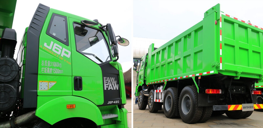 Самосвал FAW Trucks J6P, 420 л.с., 8x4