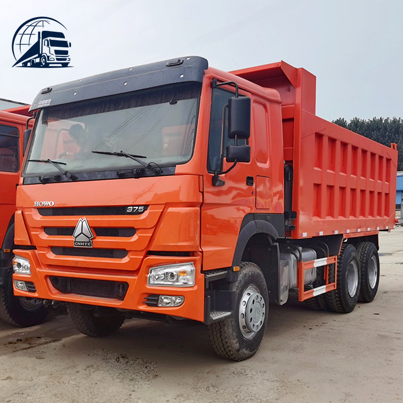 Самосвал Sinotruk Howo с 10 колёсами, мощностью 375 л. с., колёсной формулой 6x4 и грузоподъёмностью 30 тонн