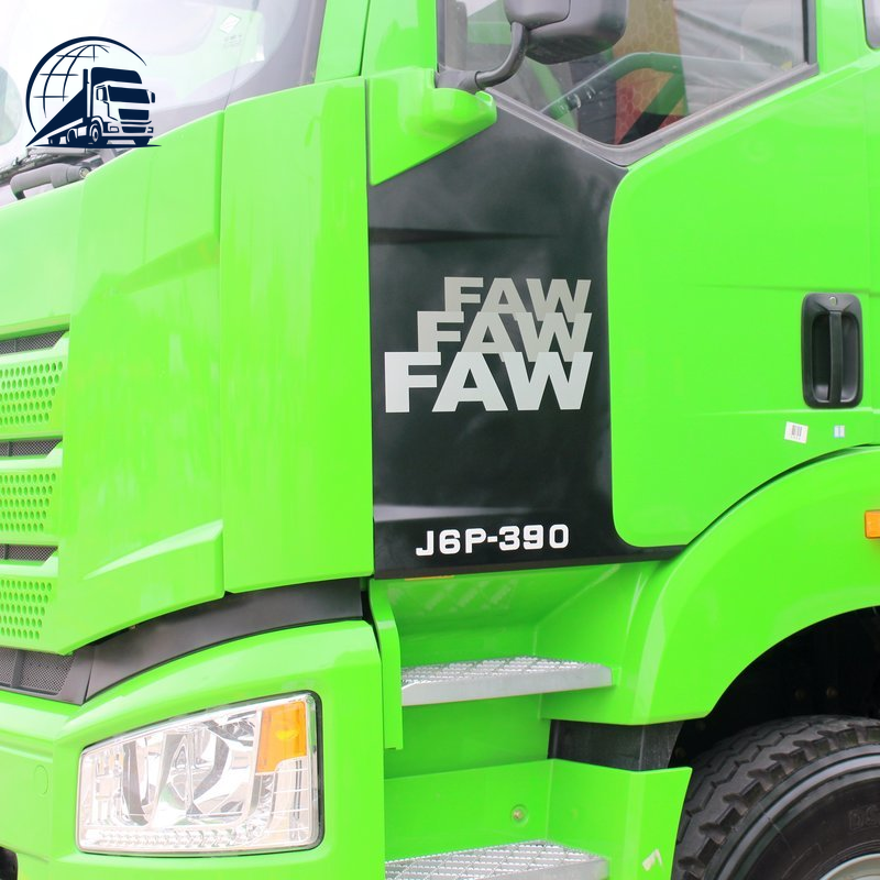Camion-benne d'occasion 6x4 FAW J6P de 390 ch