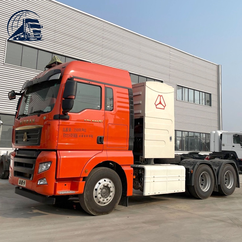 Camion lourd Sinotruk C7H 440 HP 6x4 au GNC