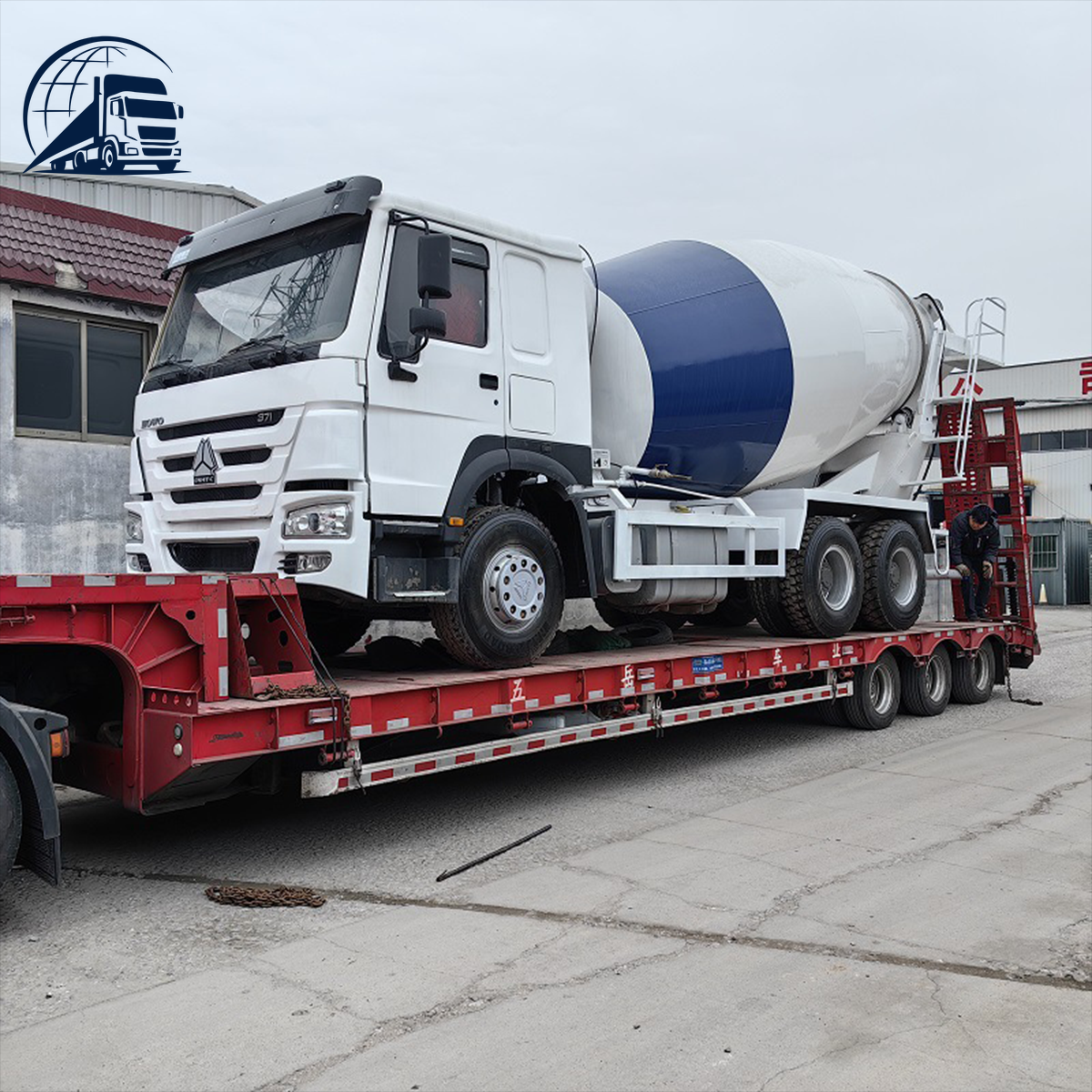 Camion malaxeur à béton Sinotruk Howo 371 6x4 pour l’exportation