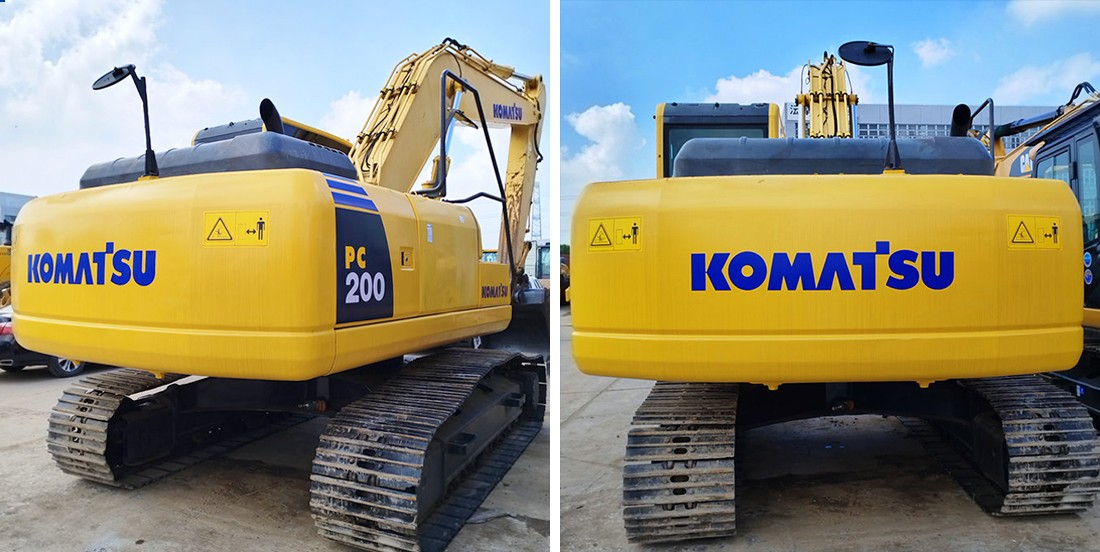 833482d010c786170508b4b4cefa7a8.png Pelle Komatsu PC200 d'occasion de 20 tonnes