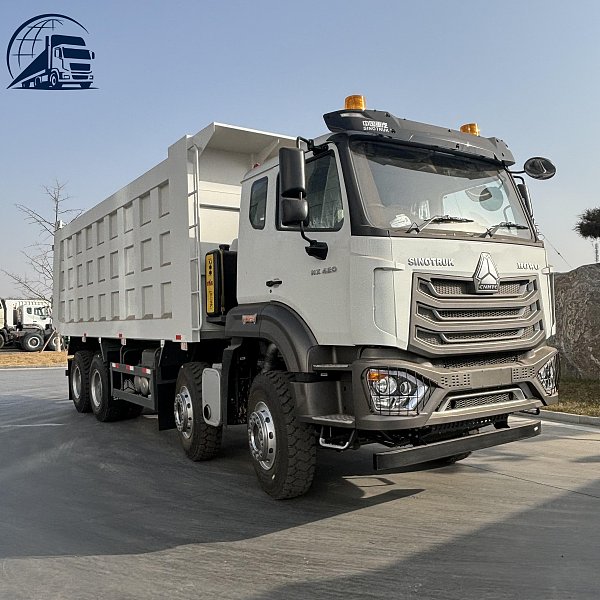 Camion-benne lourd Sinotruk Howo TX 440HP 8x4, benne en U de 6,5 m