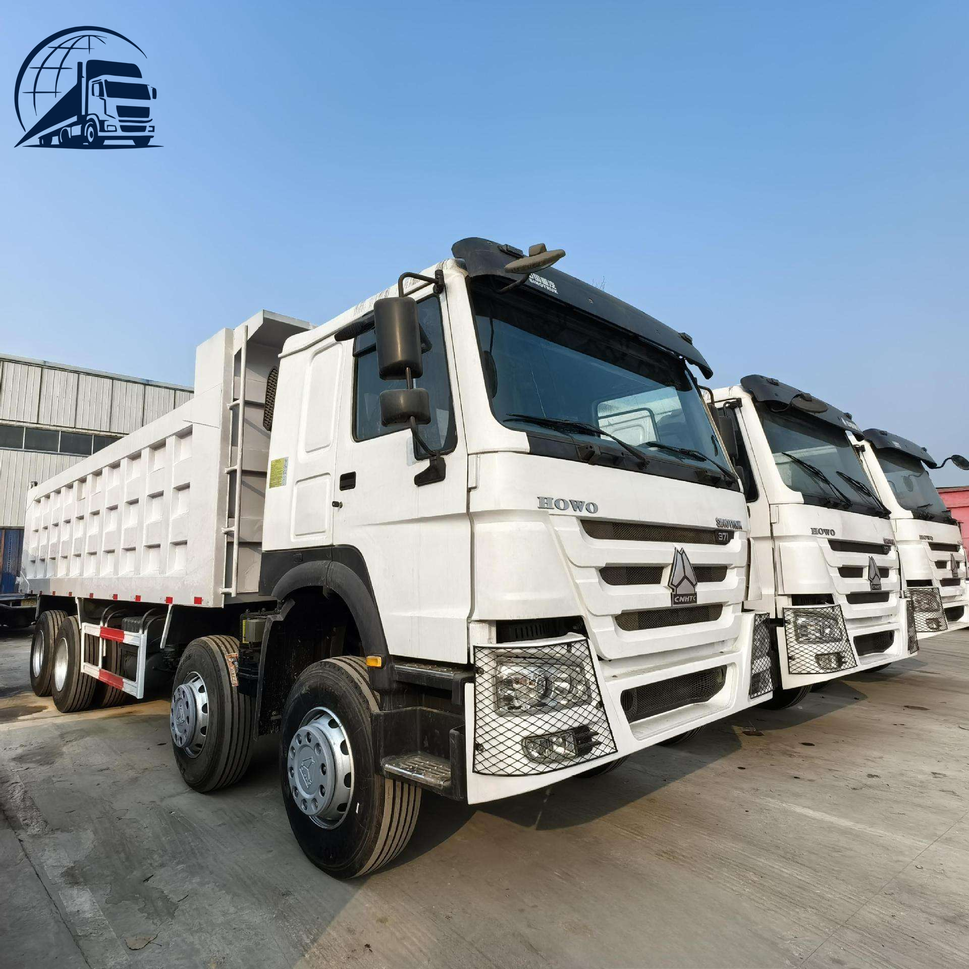 Camion-benne lourd Sinotruk Howo TX 440HP 8x4, benne en U de 6,5 m