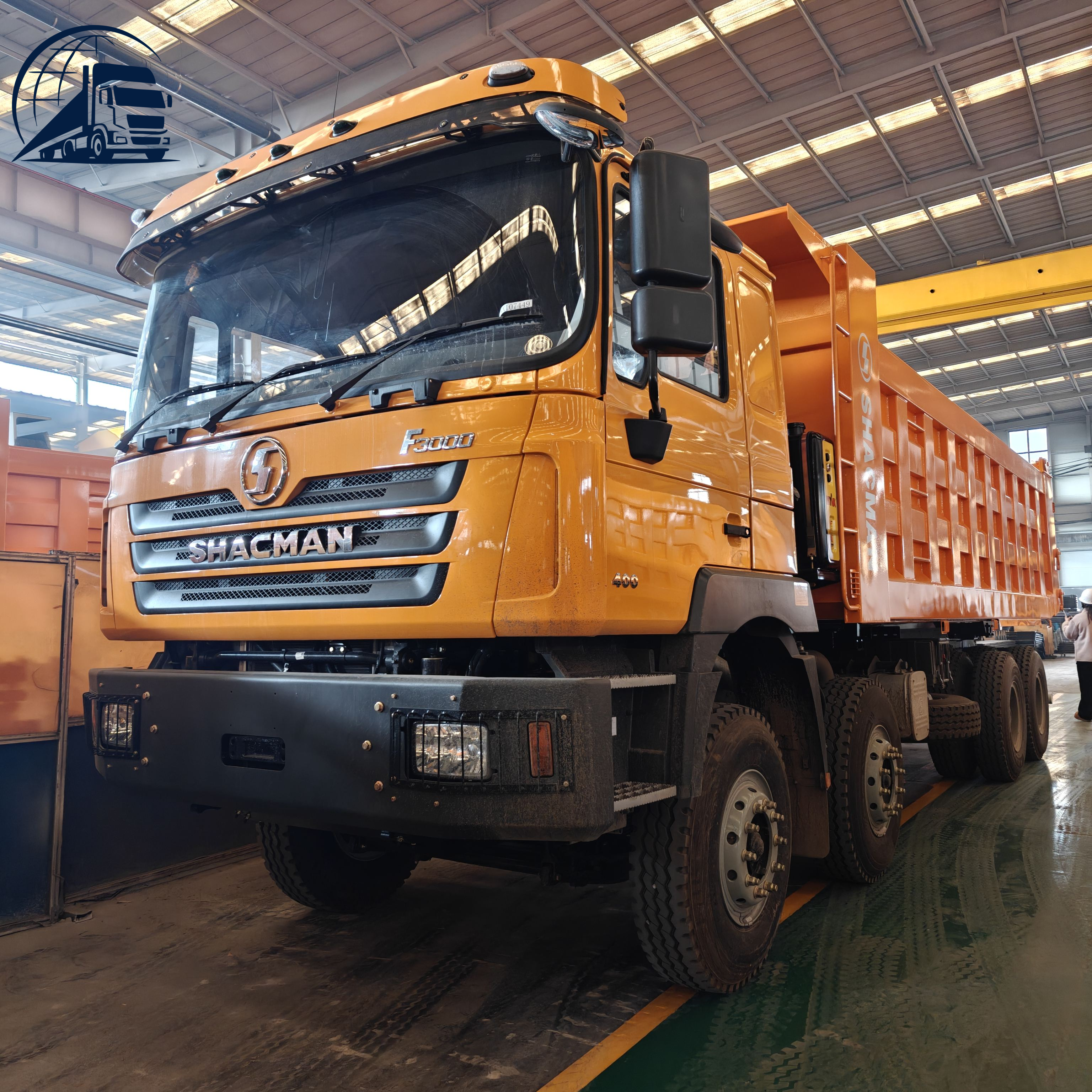 Camion-benne China Shacman F3000 8x4