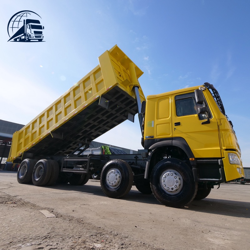 Camión volquete Sinotruk Howo de 375 HP, 8x4, 12