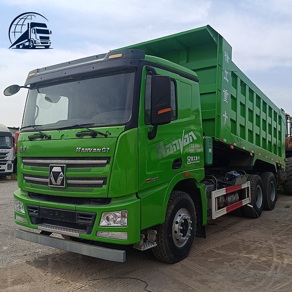 Camión volquete XCMG G7 de 375 HP, 6x4 y 10 ruedas