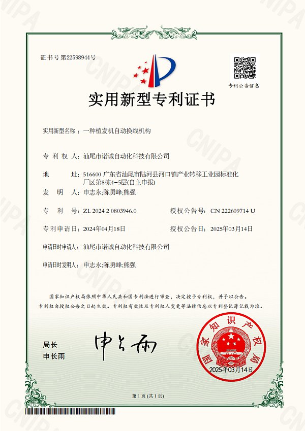Company Qualification Certificate