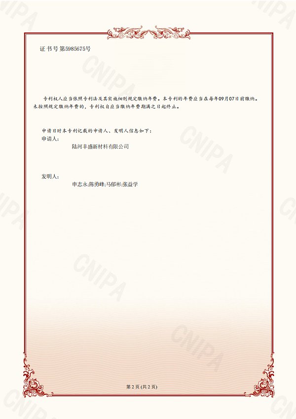 Company Qualification Certificate