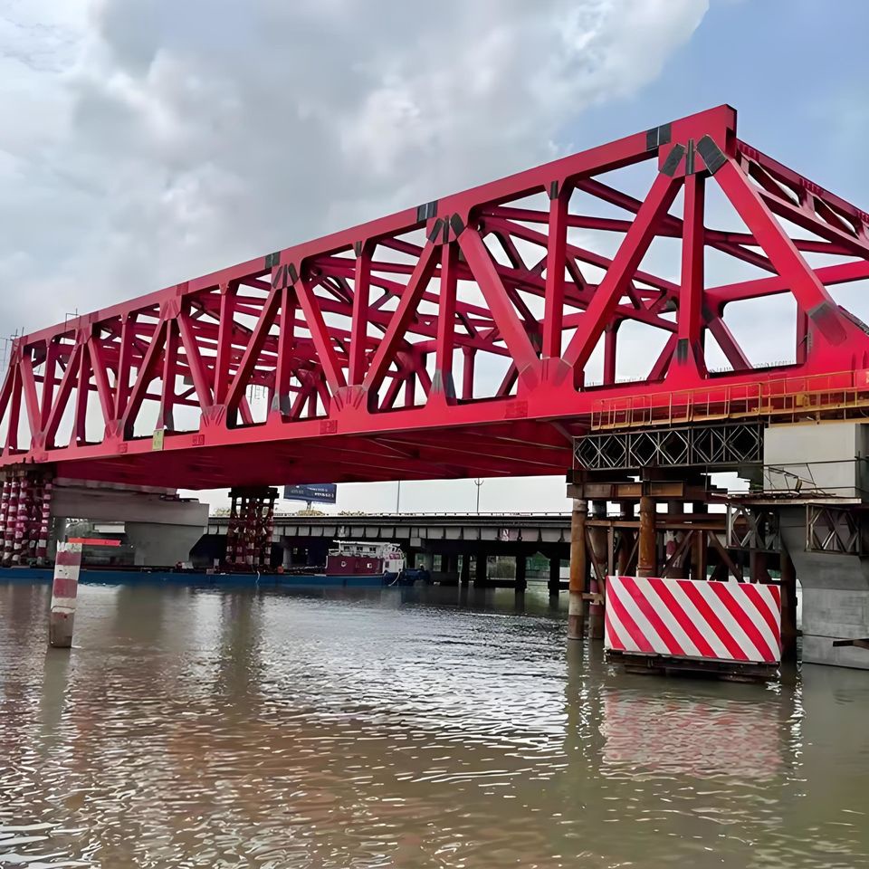 Steel Bridge Prefab Steel Truss Structure Bridge Design for Sale