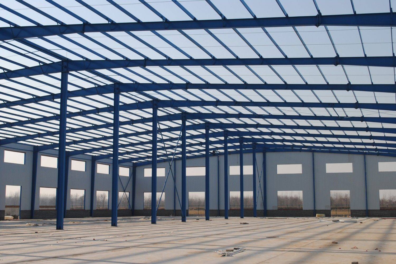 Large Span Heavy Duty Industrial Steel Structure Warehouse Prefabricated Building Kit
