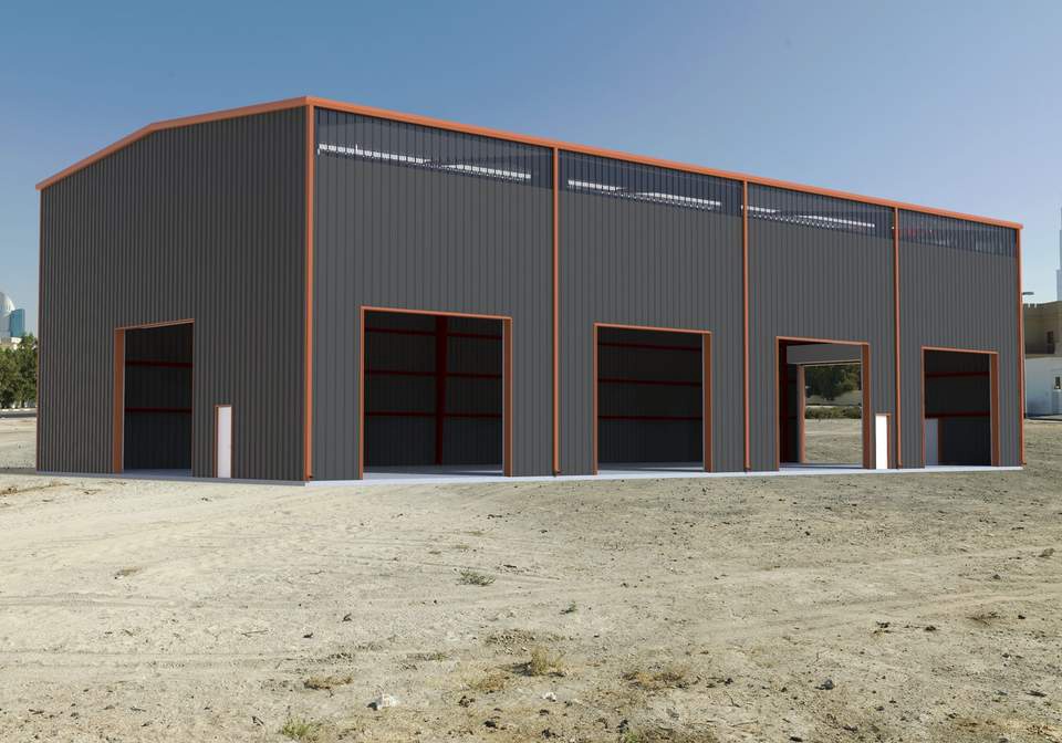 Large Span Heavy Duty Industrial Steel Structure Warehouse Prefabricated Building Kit