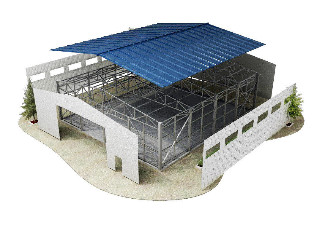 Modular Steel Frame for Cold Storage - Anti-Corrosion Coating, -30°C to 50°C Working Temperature