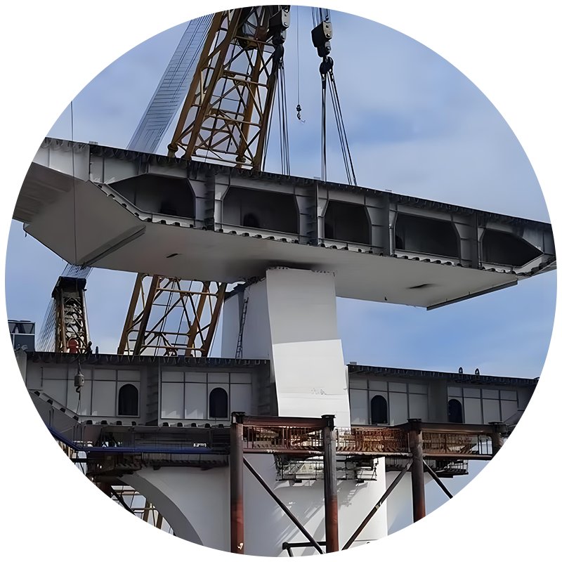4.桥梁 Steel structure landscape bridge