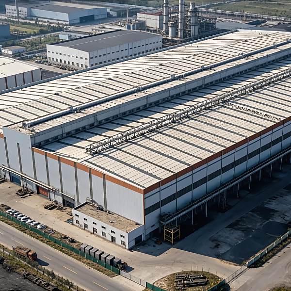 Multi-Span Steel Factory Building