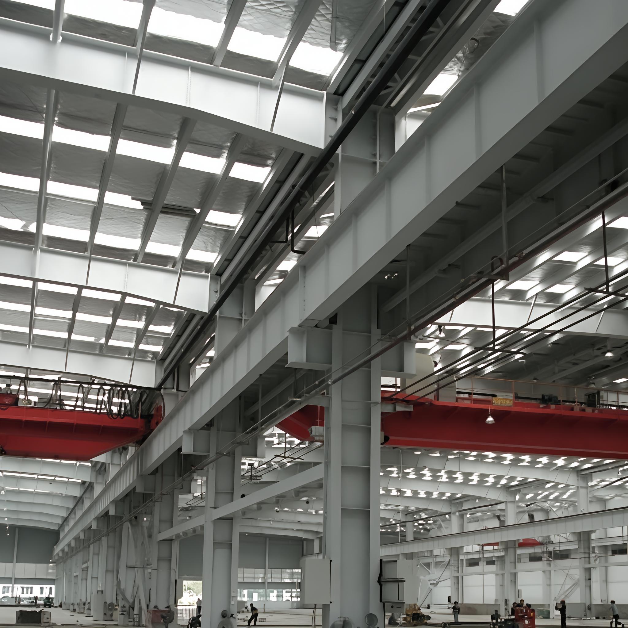 Multi-Span Steel Factory Building