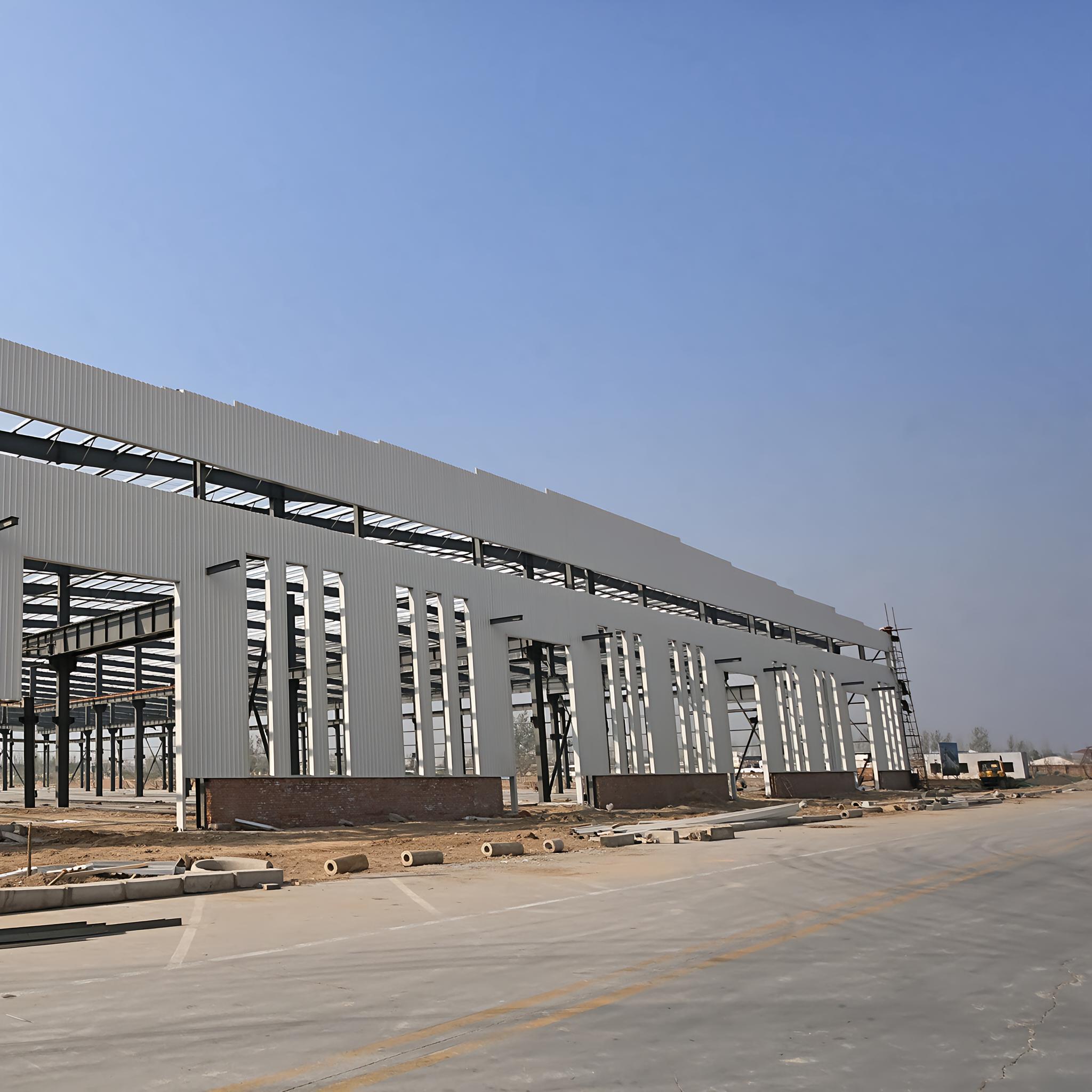 Multi-Span Steel Factory Building