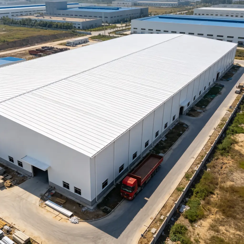 Steel Truss Roof Structure System