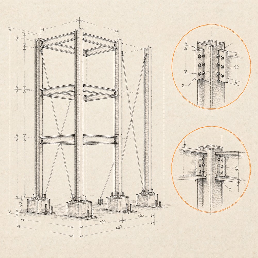 How connection design affects heavy steel structure erection safety How connection design affects heavy steel structure erection safety