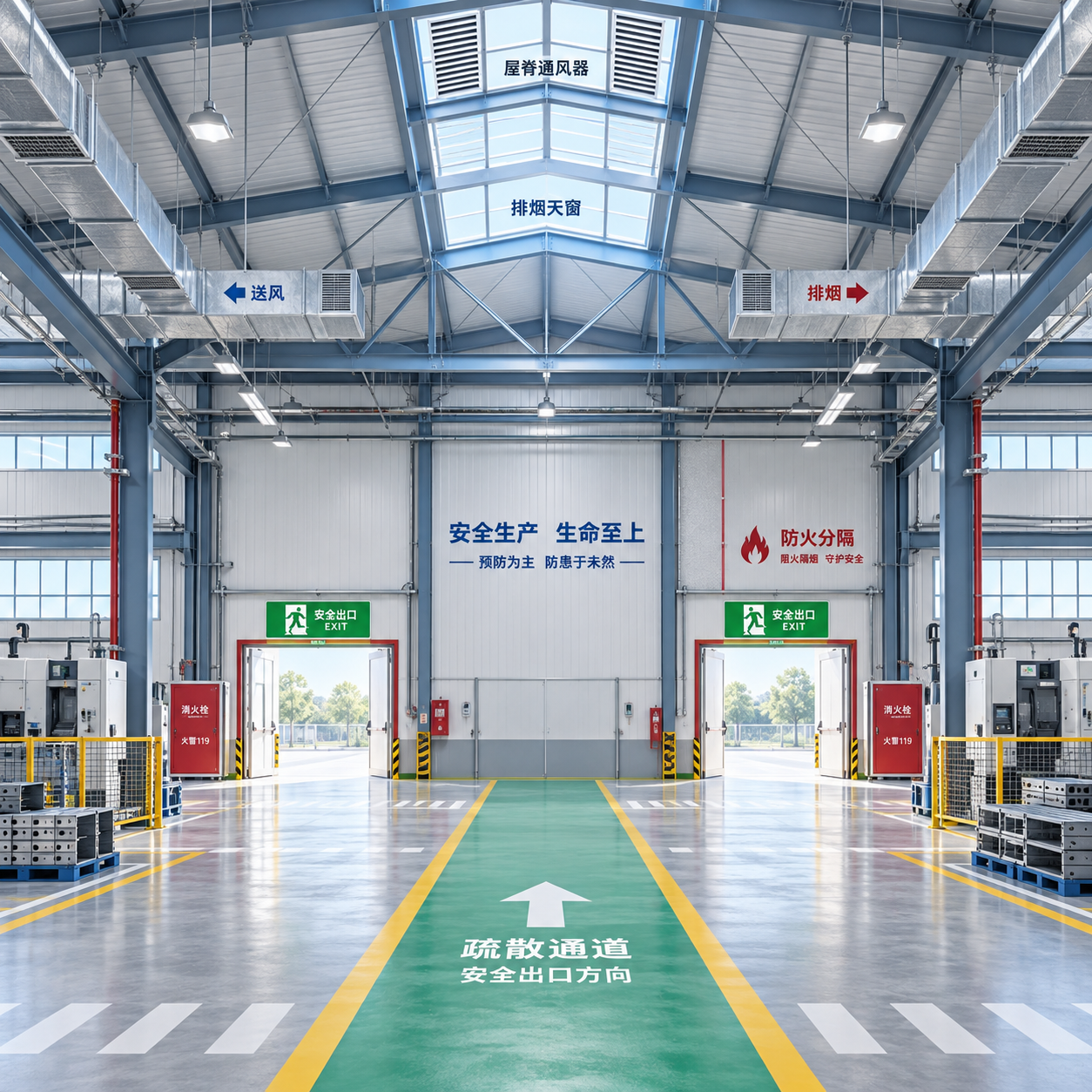 Meeting Fire Egress and Ventilation Standards in Steel Structure Workshops Meeting Fire Egress and Ventilation Standards in Steel Structure Workshops