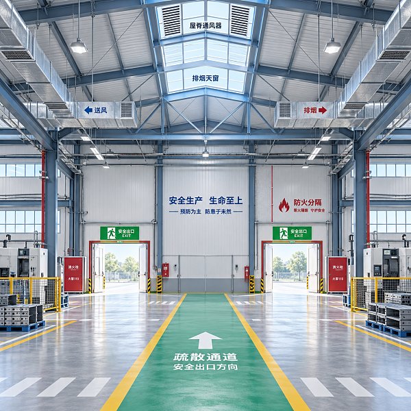 Meeting Fire Egress and Ventilation Standards in Steel Structure Workshops