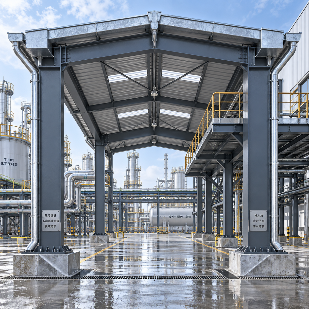 How Industrial Steel Structures Are Designed for Corrosive Process Environments How Industrial Steel Structures Are Designed for Corrosive Process Environments