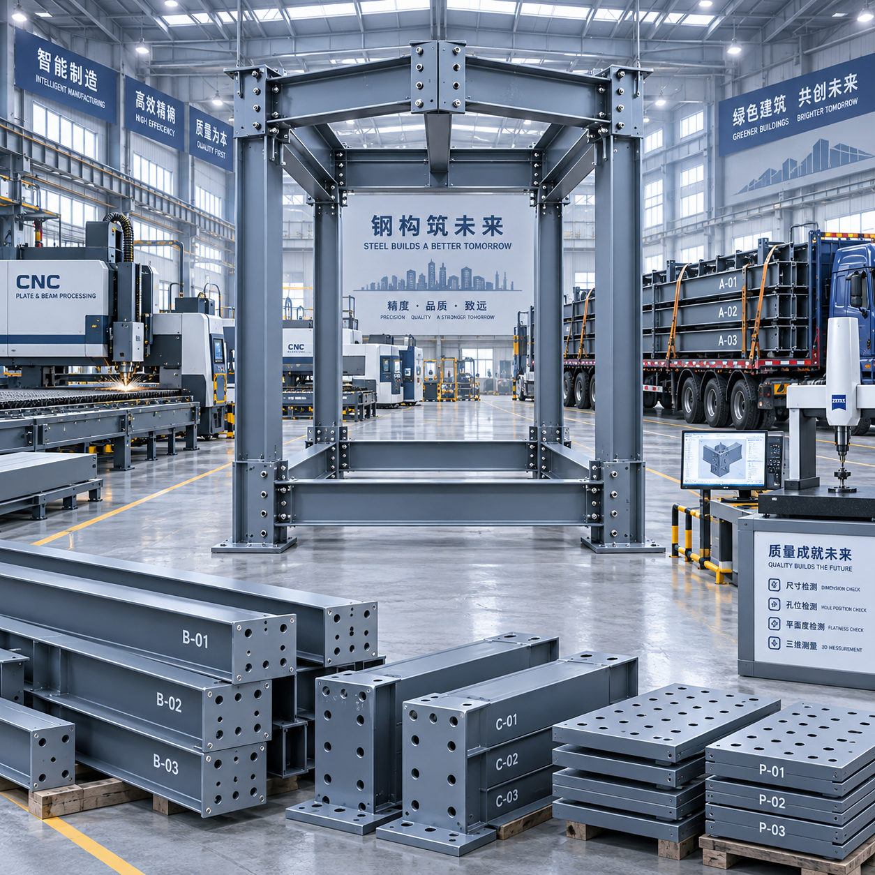Prefabricated Steel Structures: How Off-Site Production Improves Project Control
