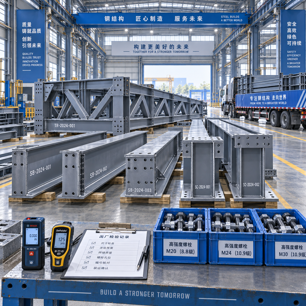 Quality Checks for Prefabricated Steel Structures Before Shipment to Site Quality Checks for Prefabricated Steel Structures Before Shipment to Site