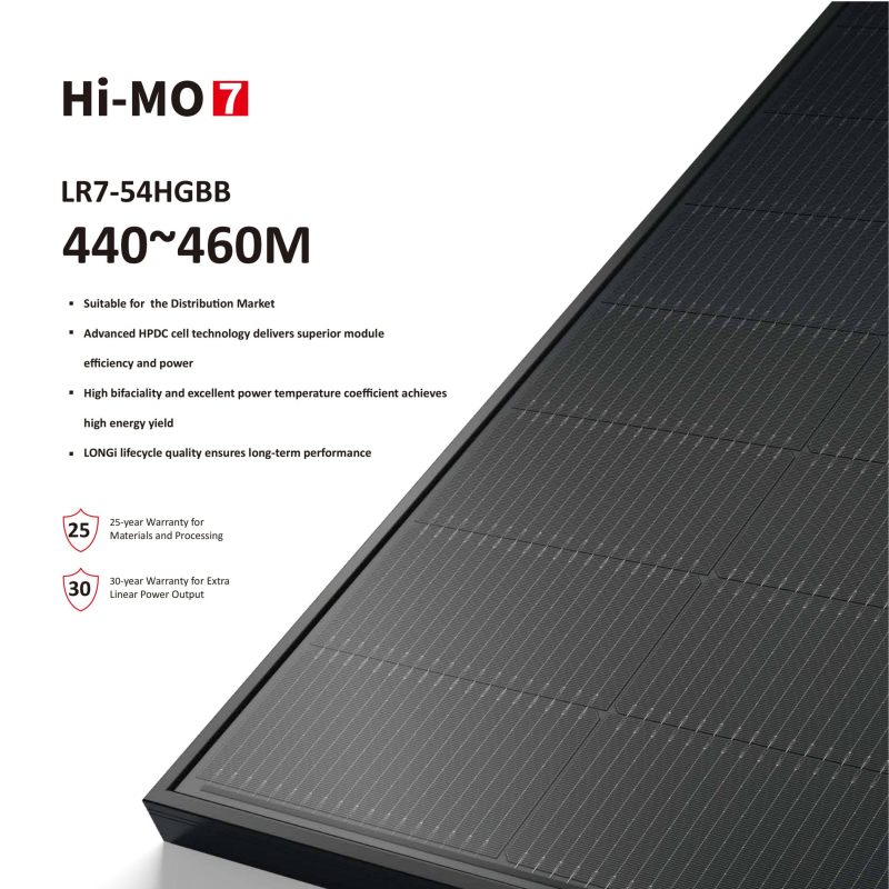 Hi-MO 7 LR7-54HGBB 440~460M Hi-MO 7 LR7-54HGBB 440~460M