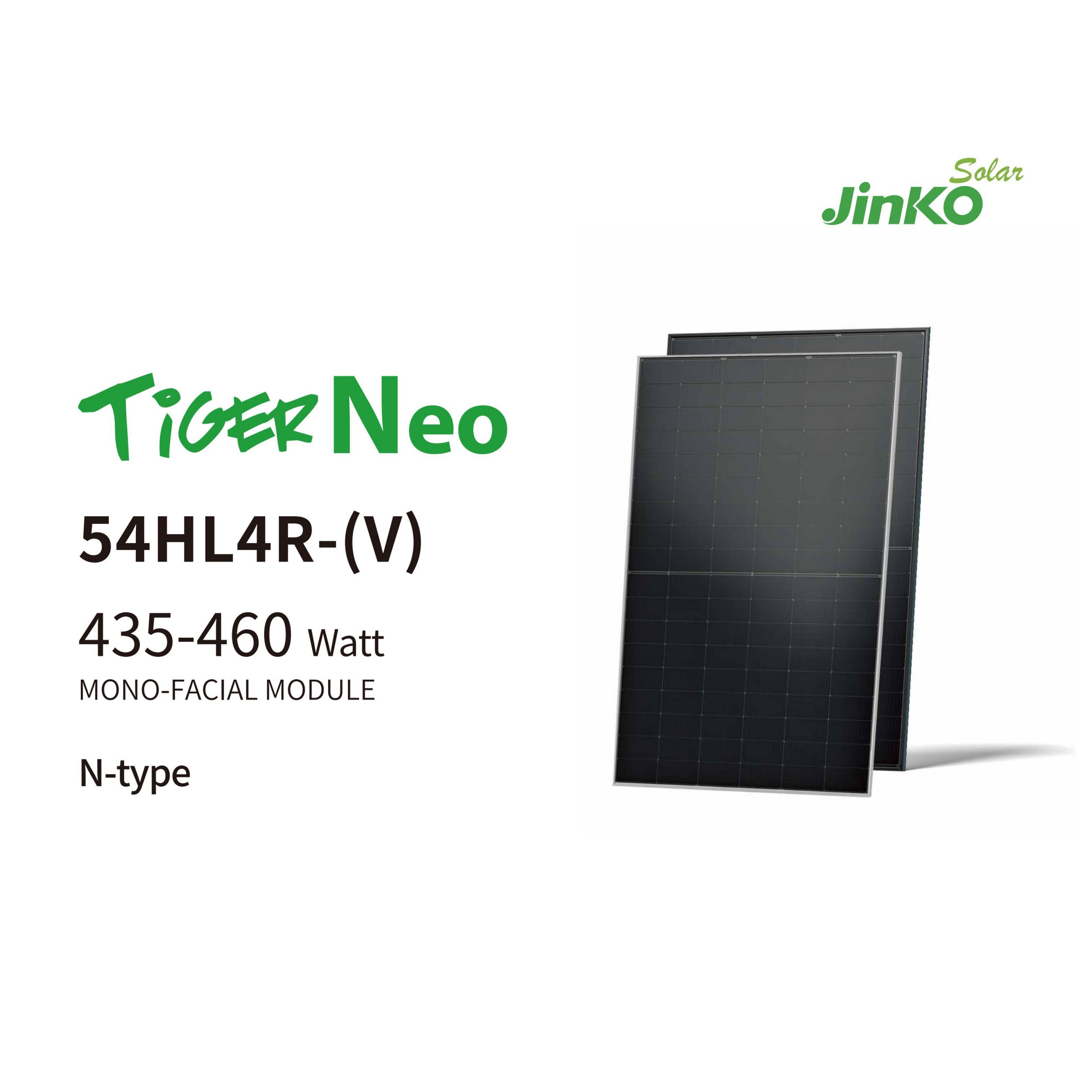 TiGER Neo 54HL4R-(V) 435-460 watt MONO-FACIAL MODULE