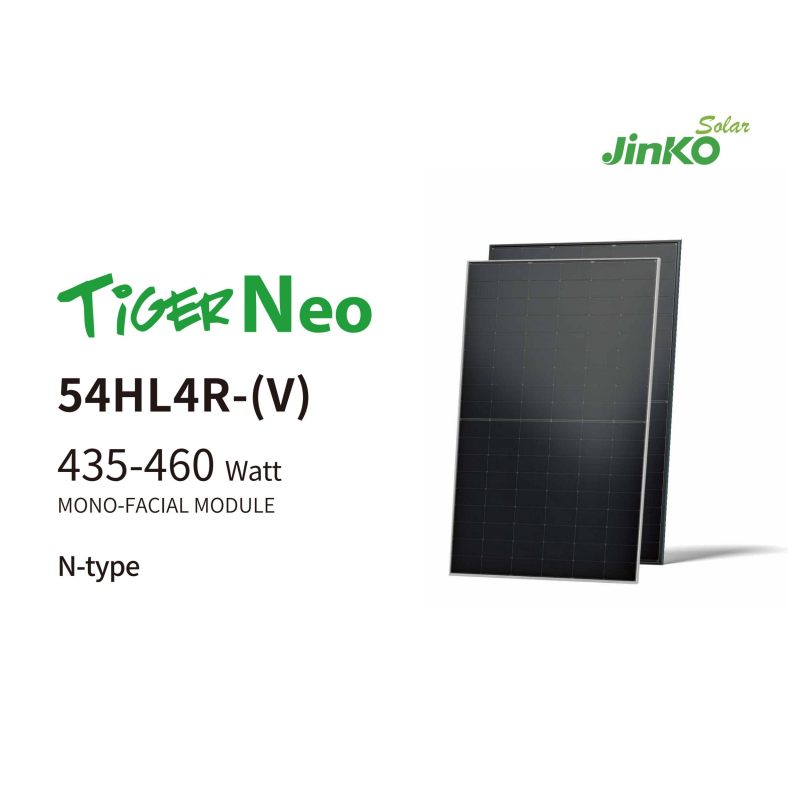 TiGER Neo 54HL4R-(V) 435-460 watt MONO-FACIAL MODULE TiGER Neo 54HL4R-(V) 435-460 watt MONO-FACIAL MODULE