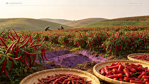 Sichuan is located in the mild and fertile Sichuan Basin, blessed with rich purple soil, mild and rainy weather year-round, and gentle, well-balanced sunlight. These ideal conditions nurture two premium core pepper varieties—Mumashan Erjingtiao and Weiyuan Qixing pepper. Erjingtiao peppers are slender and uniform, with thin skin, thick flesh, few seeds, and a naturally oily texture. Their aroma and heat are mild with a lingering sweetness, and they provide excellent coloring results. Qixing peppers have thin skin, bright red color, a rich and mellow aroma, and a long-lasting heat that does not irritate the throat. Peppers at the Sichuan base are carefully hand-picked in batches, naturally shade-dried to preserve their original aroma, and manually sorted throughout the process to remove defective peppers, ensuring authentic Sichuan pepper quality from the source.