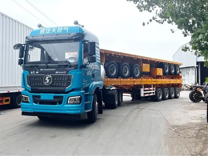 40 Ft 50 Ton Flatbed Container Semi Trailer