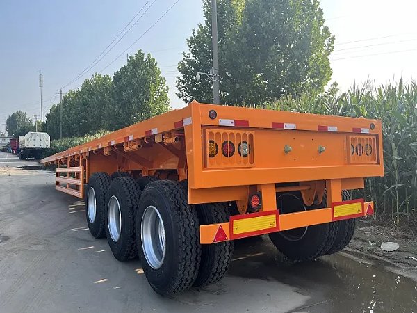 Shipping Container Flatbed Semi Trailer