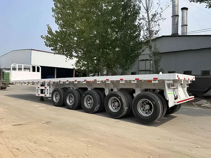 Quality 70Ton Flatbed Semi Trailer