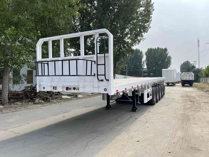 Quality 70Ton Flatbed Semi Trailer