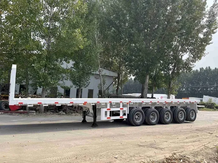 Quality 70Ton Flatbed Semi Trailer