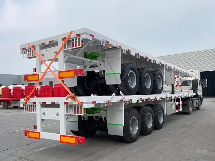 3 Axle Flatbed Semi Trailers