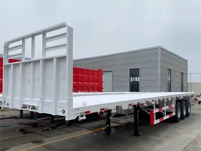 3 Axle Flatbed Semi Trailers