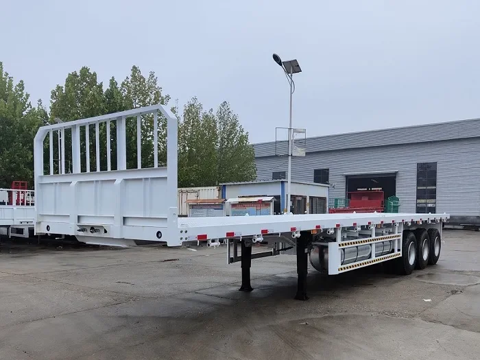 3 Axle Flatbed Semi Trailers