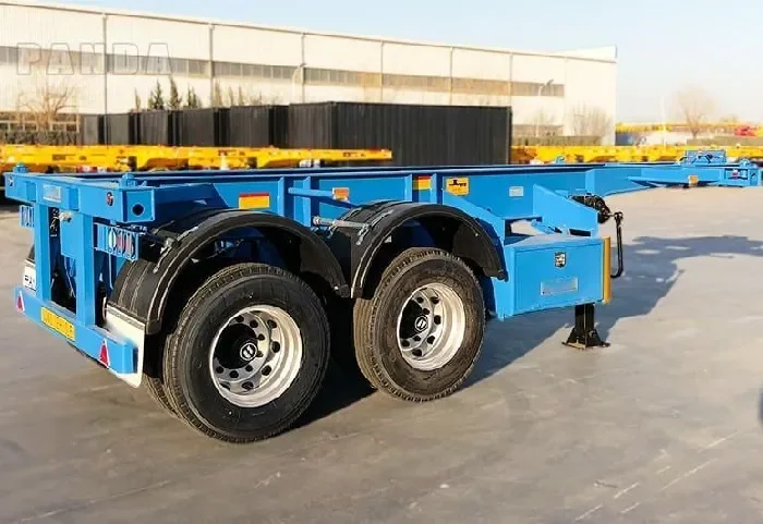 20 Ft Skeleton Shipping Container Truck Trailer