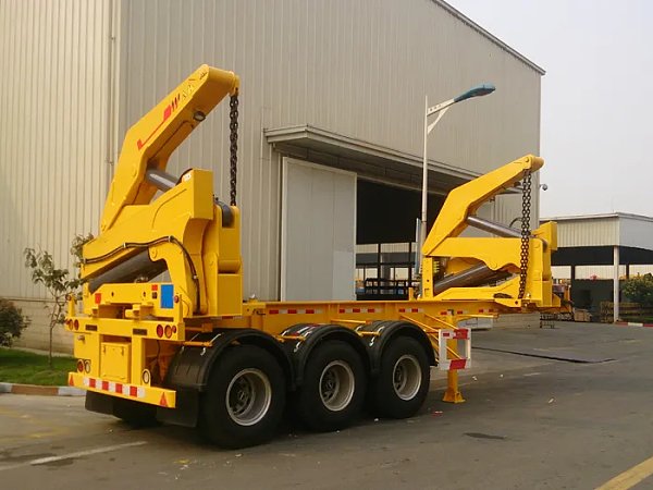 3 Axles 20Ft 40 Ft Container Side Loader Semi Trailer