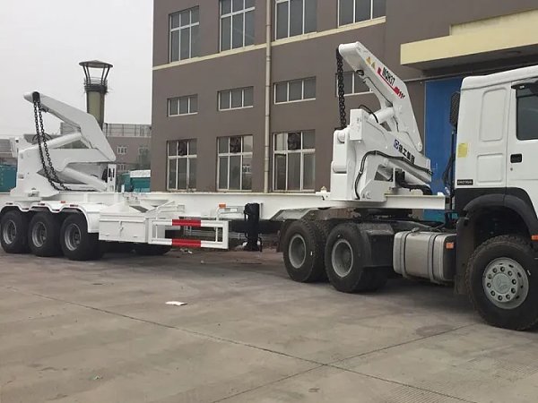 3 axles XCMG 20FT 40FT Container Side Lifter Trailer