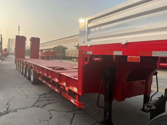 7 Axle Heavy Duty Lowboy Trailer