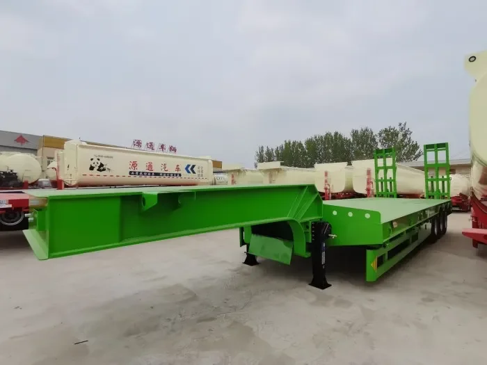 3 Axle Lowboy Semi Trailer