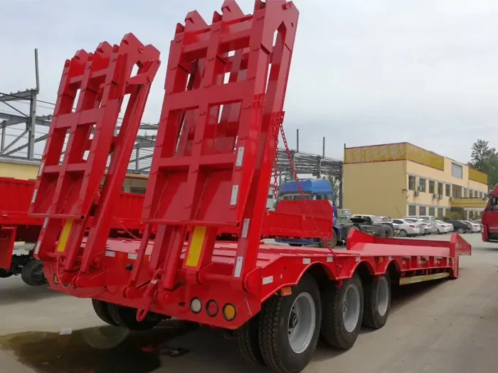 60Ton Lowbed Semi Trailer