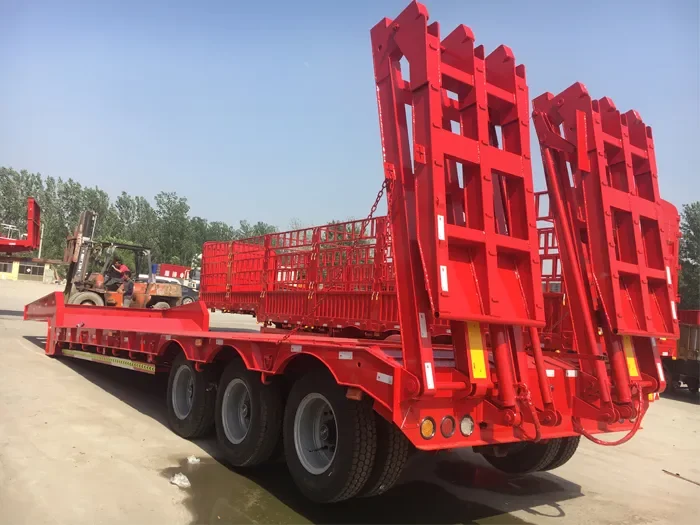 60Ton Lowbed Semi Trailer