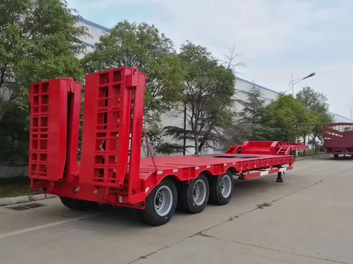 60Ton Lowbed Semi Trailer