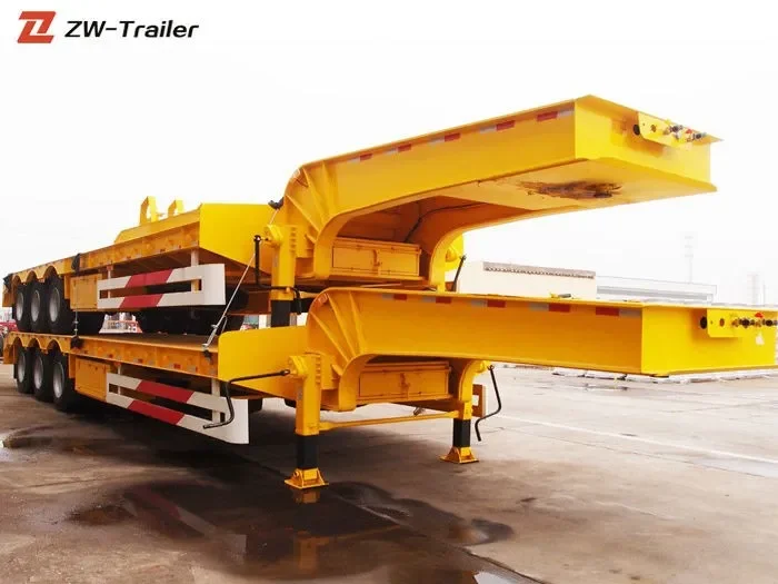 Lowbed Semi Truck Trailer