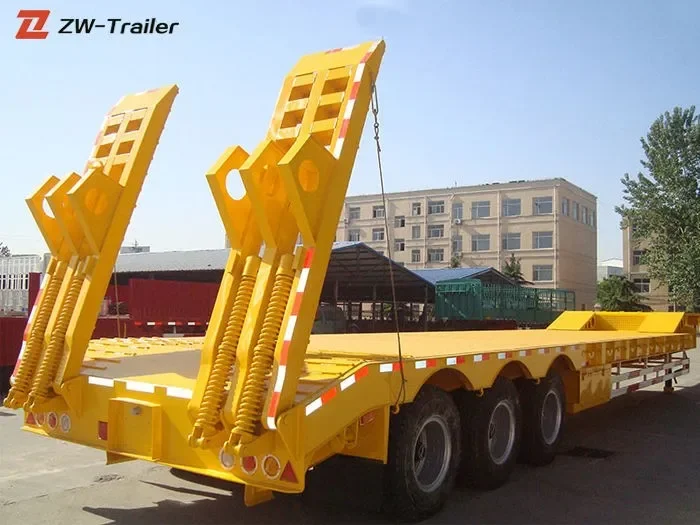 Lowbed Semi Truck Trailer